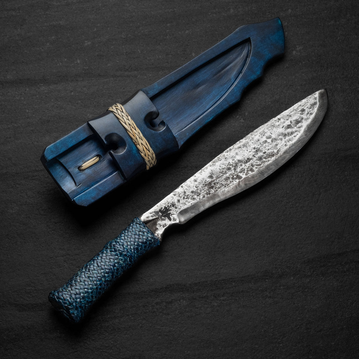 270mm Pinahig Chopper. Leaf Spring Carbon Steel. Rattan. Narra Sheath