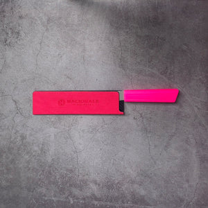 190mm Magnetic Knife Guard. Warm Pink PU - Nacionale Bladeworks