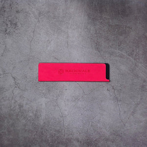 190mm Magnetic Knife Guard. Warm Pink PU - Nacionale Bladeworks