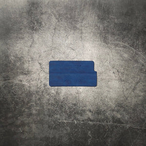 165mm Magnetic Knife Guard. Denim Blue PU - Nacionale Bladeworks