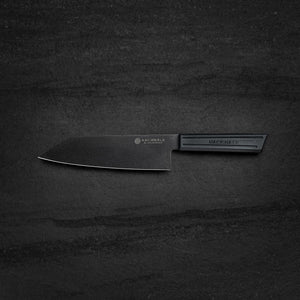 180mm Bunka. Black Stonewashed AUS8. Black Recycled Plastic Skateboard Material Handle