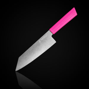 180mm Bunka. Pink Glow in the Dark Recycled Plastic Skateboard Material Handle - Nacionale Bladeworks