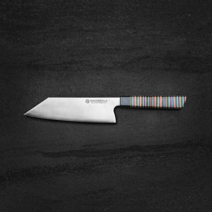 180mm Bunka. San Mai 440C. Stabilized Skateboard Material Handle - Nacionale Bladeworks