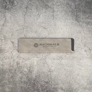 190mm Magnetic Knife Guard. Shadow Grey PU - Nacionale Bladeworks