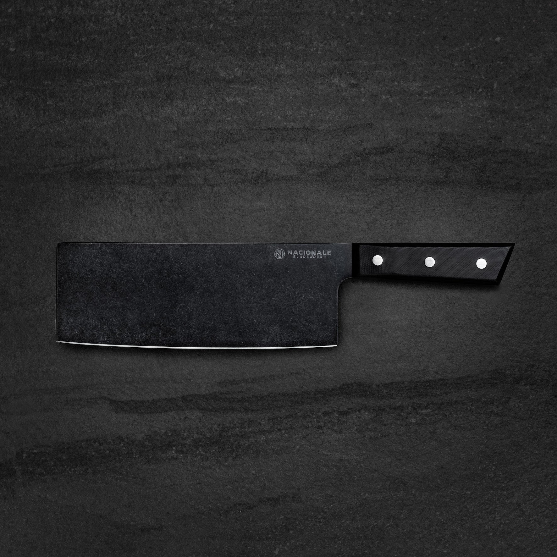 200mm Chinese Cleaver. Full Tang. G10 Composite Scales - Nacionale Bladeworks