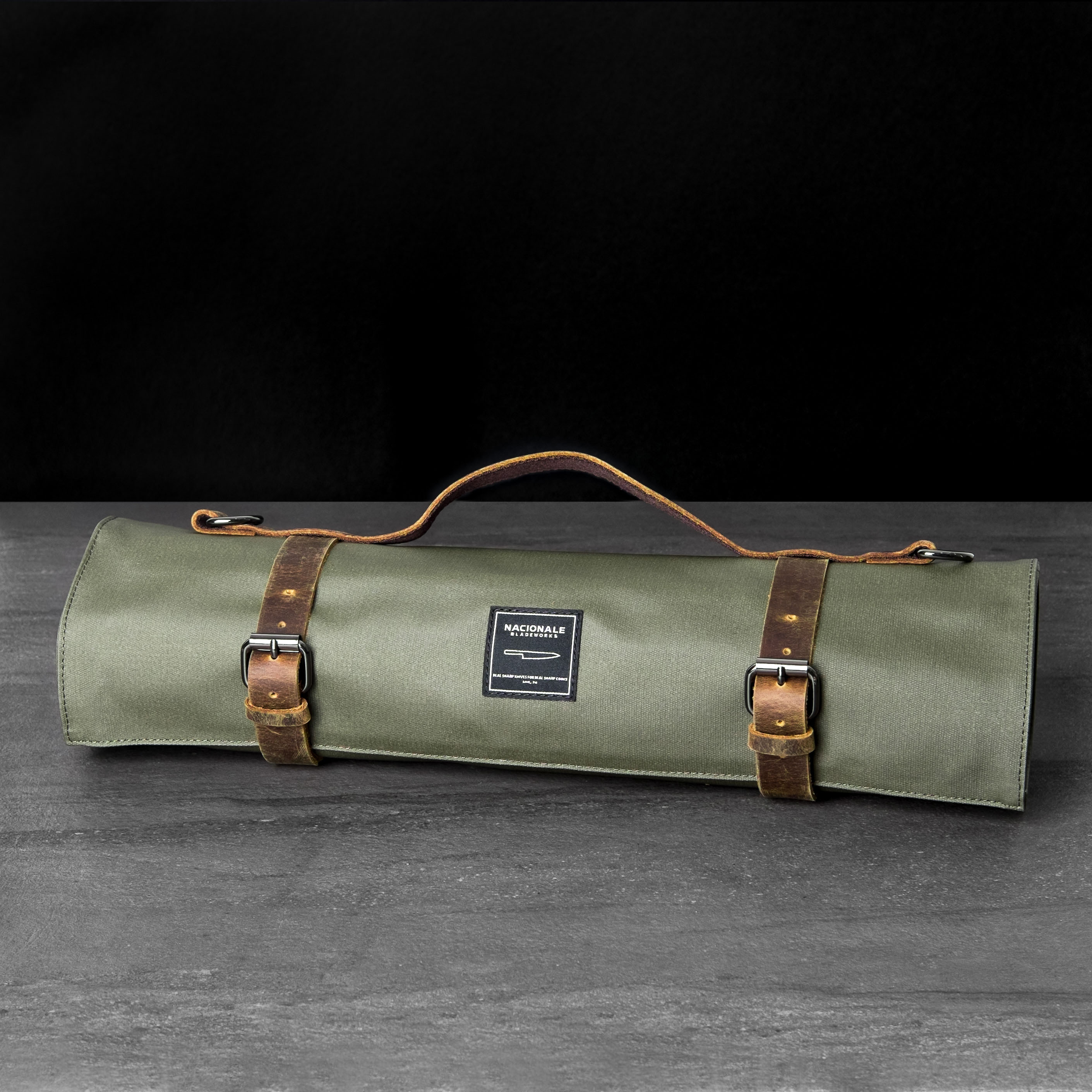 Army Green Knife Bag (Water-Resistant) - Nacionale Bladeworks