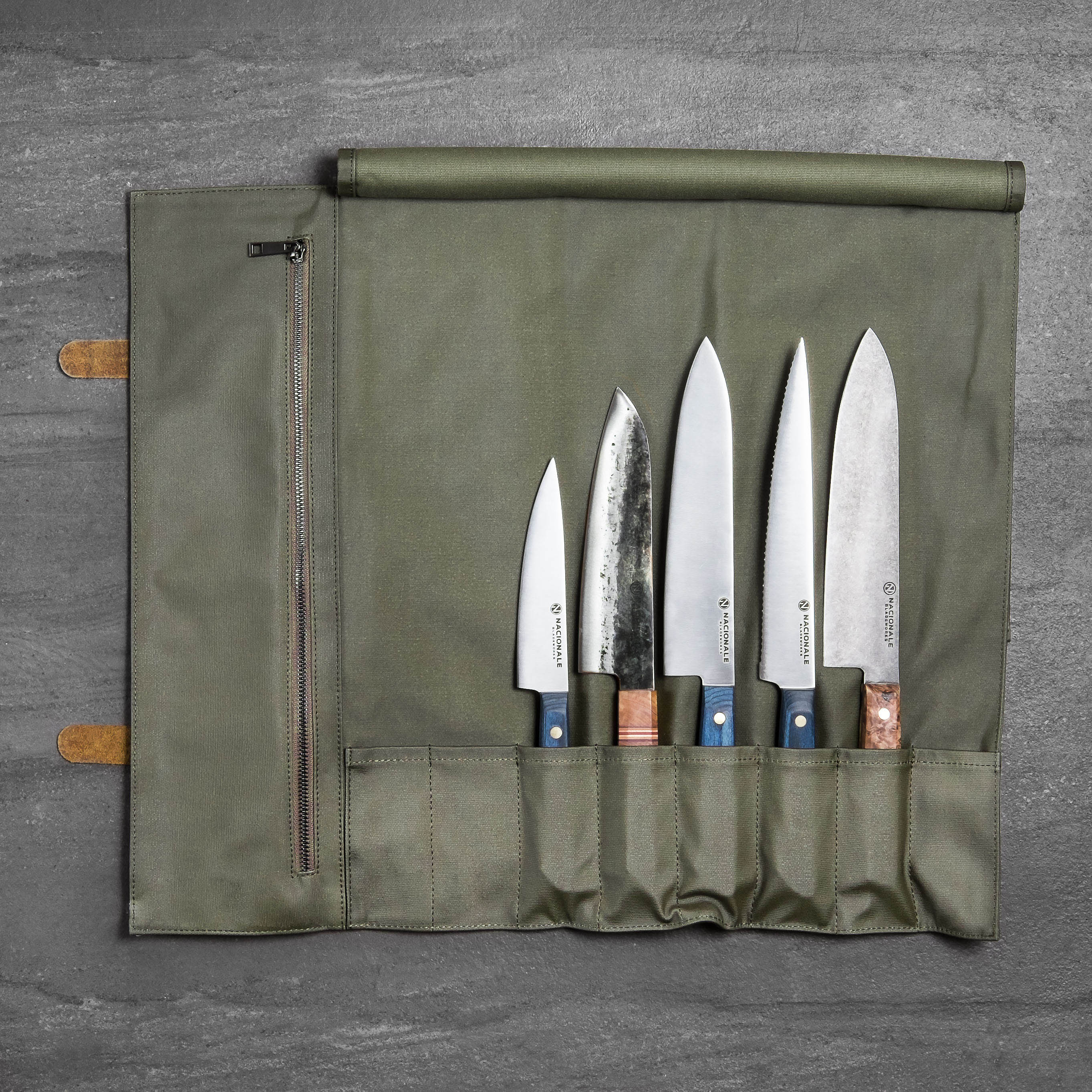 Army Green Knife Bag (Water-Resistant) - Nacionale Bladeworks