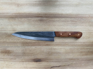 Limited Edition 215mm Western Gyuto. Stabilized Cherry Handle - Nacionale Bladeworks